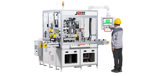 轉子端面鉆孔四工位全自動平衡機
