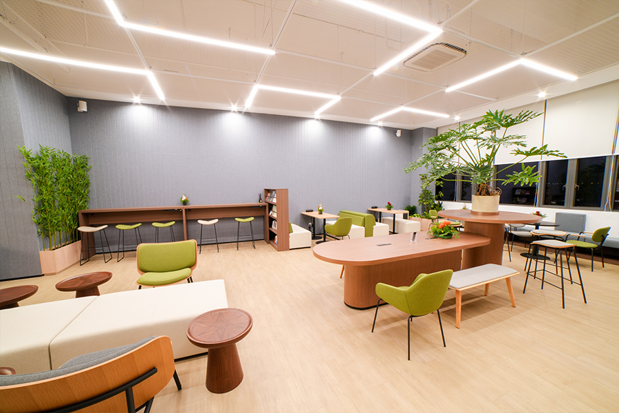 上海劍平研發總部咖啡廳
